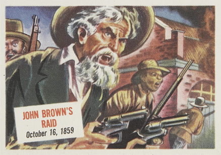 1954 Topps Scoop John Brown's raid #37 Non-Sports Card