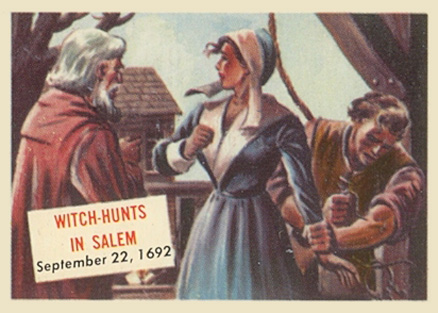 1954 Topps Scoop Witch-hunts in Salem #98 Non-Sports Card