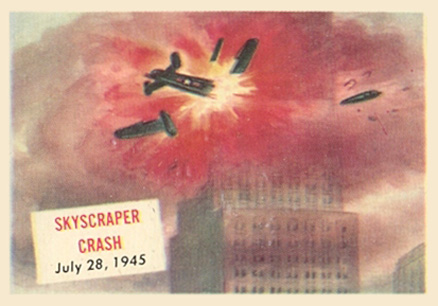 1954 Topps Scoop Skyscrapper crash #108 Non-Sports Card