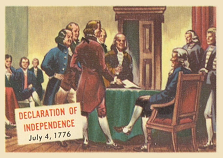 1954 Topps Scoop Declaration of Independence #111 Non-Sports Card