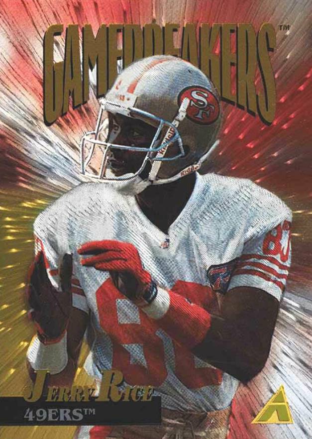 1995 Pinnacle Gamebreakers Jerry Rice #12 Football Card