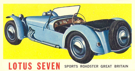 1961 Topps Sports Cars Lotus Seven #1 Non-Sports Card