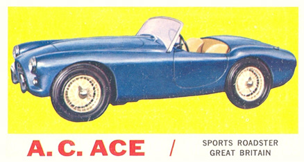 1961 Topps Sports Cars A.C. Ace #8 Non-Sports Card
