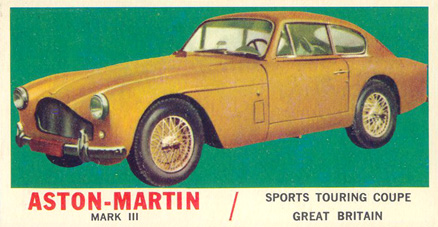 1961 Topps Sports Cars Aston-Martin Mark III #14 Non-Sports Card