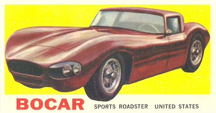 1961 Topps Sports Cars Bocar #30 Non-Sports Card