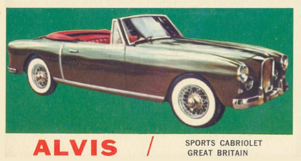 1961 Topps Sports Cars Alvis #51 Non-Sports Card