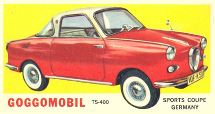 1961 Topps Sports Cars Goggomobil TS-400 #56 Non-Sports Card