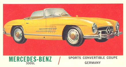 1961 Topps Sports Cars Mercedes-Benz 300SL #63 Non-Sports Card