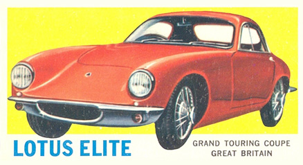 1961 Topps Sports Cars Lotus Elite #66 Non-Sports Card