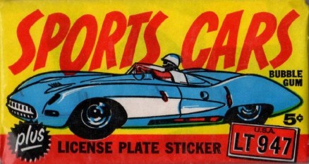 1961 Topps Sports Cars Wax Pack #WP Non-Sports Card