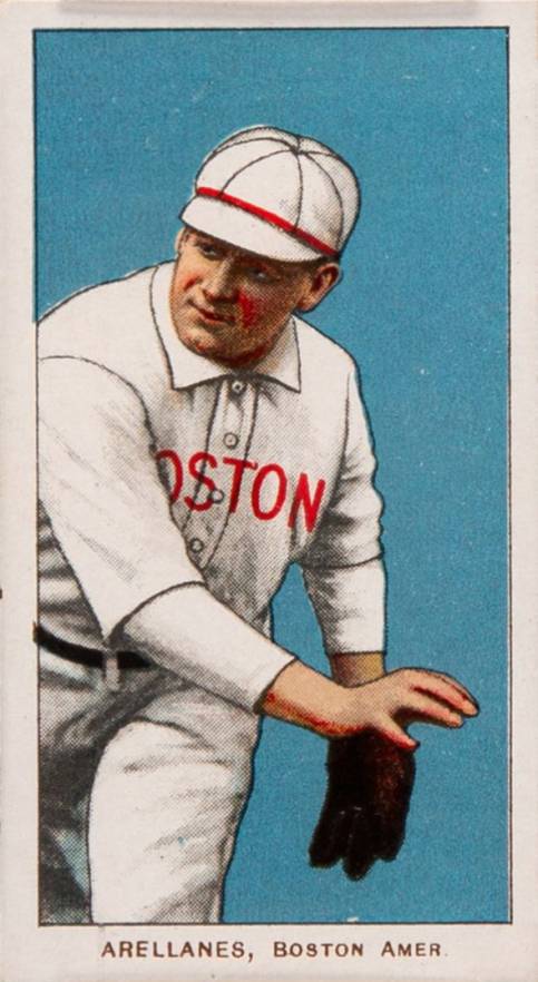 1909 White Borders Cycle 350 Arellanes, Boston Amer. #11 Baseball Card