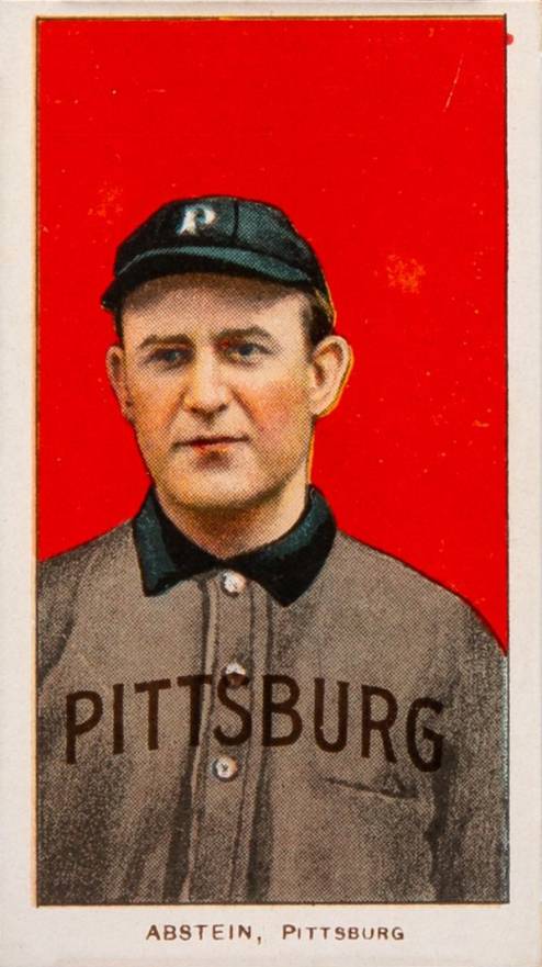 1909 White Borders Cycle 350 Abstein, Pittsburgh #4 Baseball Card