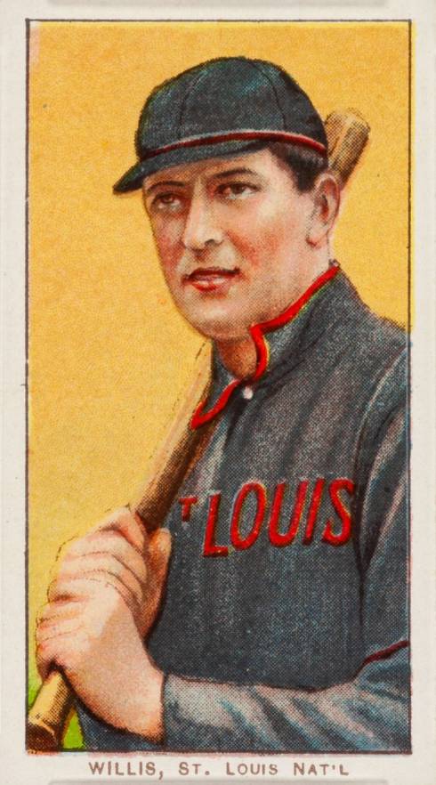 1909 White Borders Piedmont & Sweet Caporal Willis, St. Louis Nat'L #515 Baseball Card