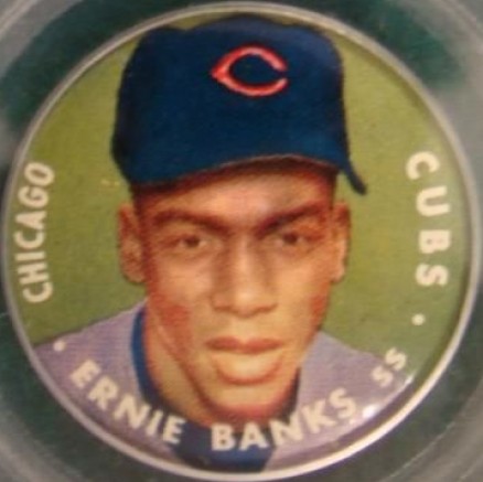1956 Topps Pins Ernie Banks # Baseball Card