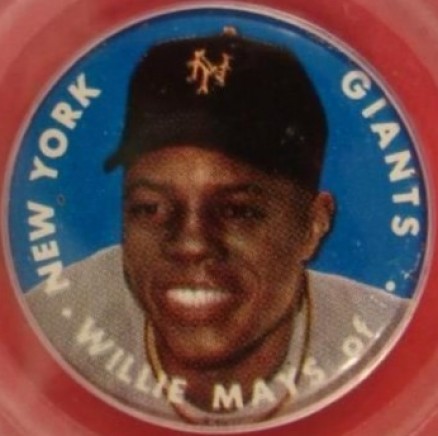 1956 Topps Pins Willie Mays # Baseball Card