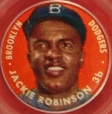 1956 Topps Pins Jackie Robinson # Baseball Card