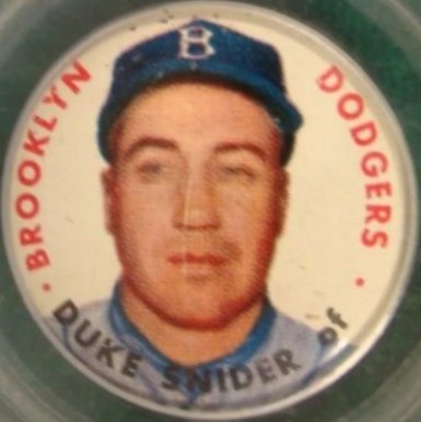1956 Topps Pins Duke Snider # Baseball Card