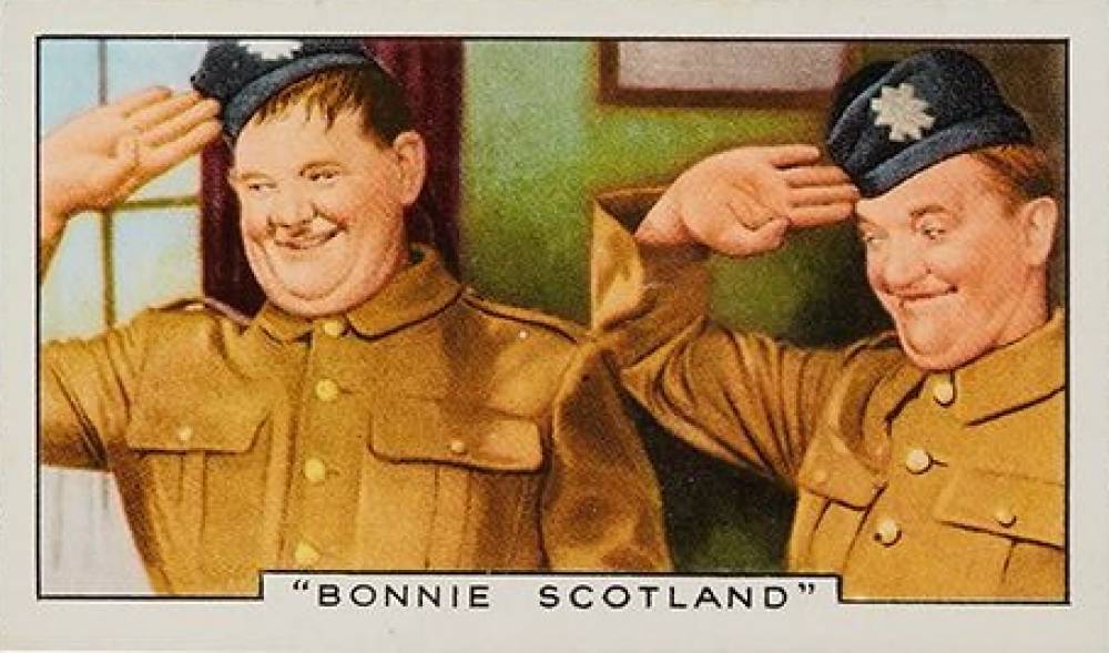 1936 Gallaher LTD. Film Episodes Bonnie Scotland #46 Non-Sports Card