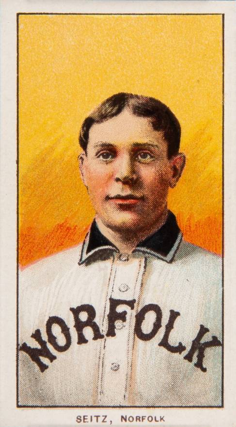 1909 White Borders Piedmont & Sweet Caporal Seitz, Norfolk #433 Baseball Card