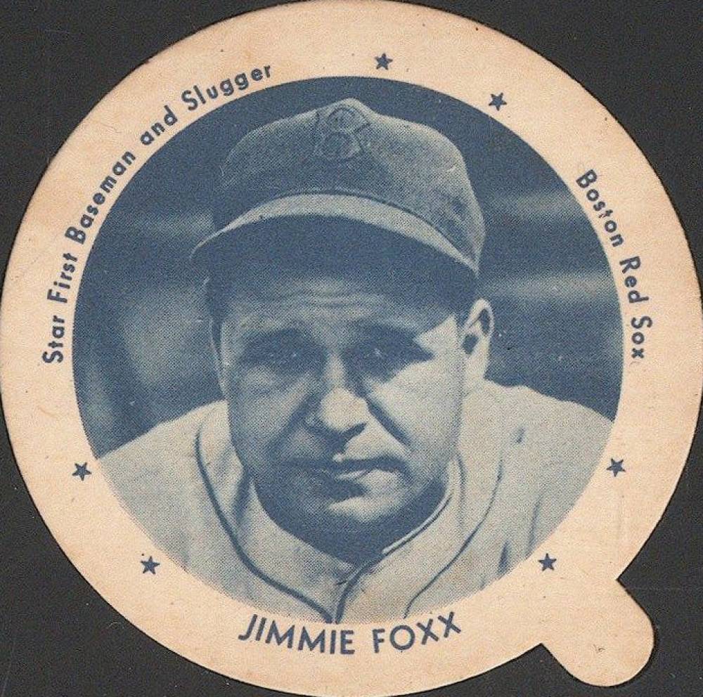 1938 Dixie Lids Jimmie Foxx # Baseball Card