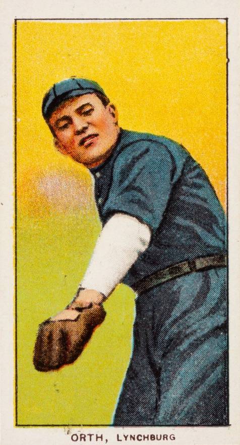 1909 White Borders Piedmont & Sweet Caporal Orth, Lynchburg #371 Baseball Card