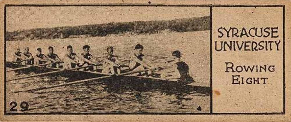 1924 Willard Chocolate Sports Champions (V122) Syracuse Rowing Team #29 Other Sports Card