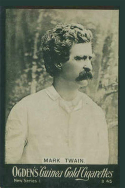 1902 Ogden's Ltd. Guinea Gold New Series 1 Mark Twain #B45 Non-Sports Card