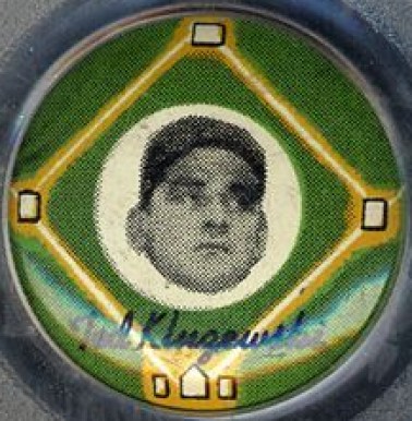 1956 Yellow Basepath Pin Ted Kluzewski # Baseball Card