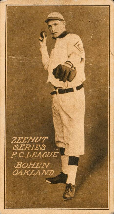 1911 Zeenut Pacific Coast League Bohen # Baseball Card