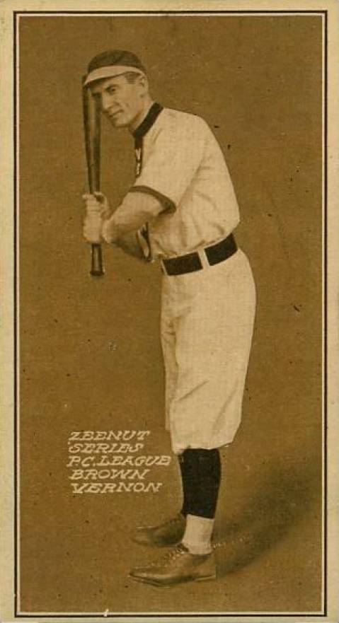 1911 Zeenut Pacific Coast League Brown # Baseball Card