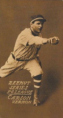 1911 Zeenut Pacific Coast League Carson # Baseball Card