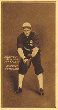 1911 Zeenut Pacific Coast League Kuhn # Baseball Card