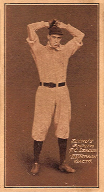 1911 Zeenut Pacific Coast League Thompson # Baseball Card