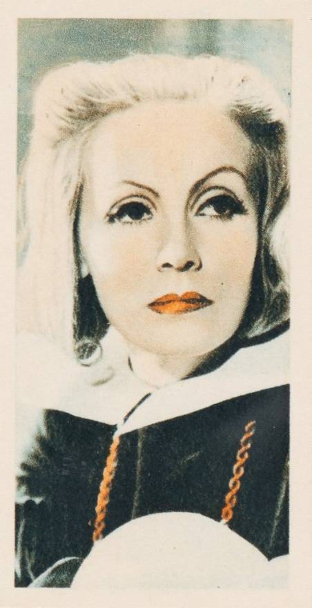 1934 Godfrey Phillips Film Stars Greta Garbo #10 Non-Sports Card