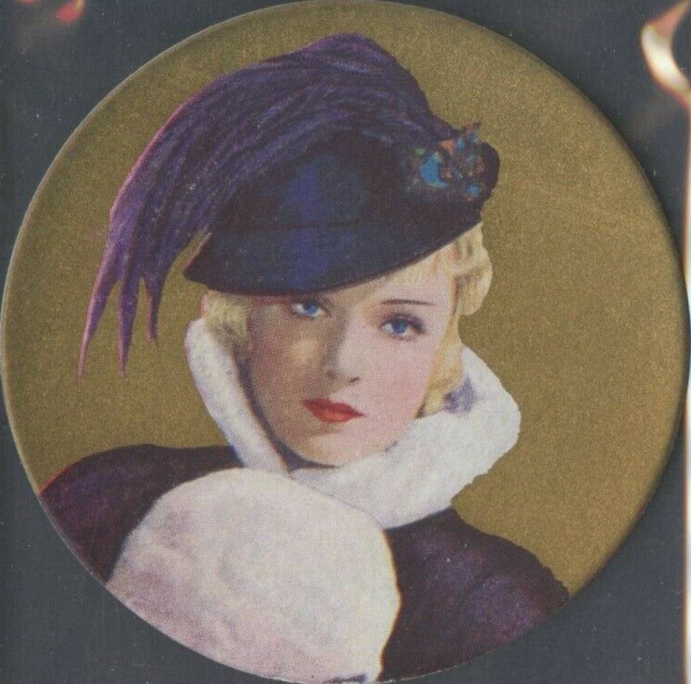 1939 Rothmans Ltd. Beauties of the Cinema-Round Anna Sten # Non-Sports Card