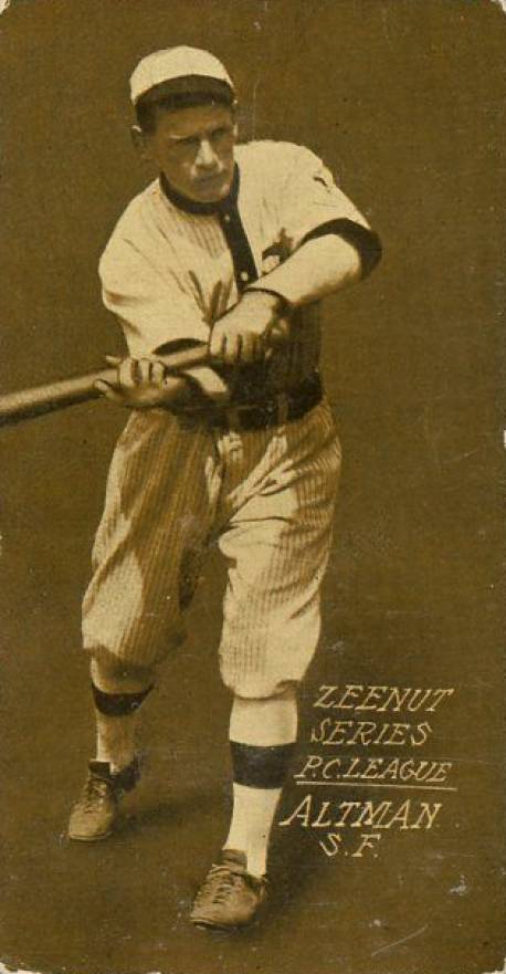 1912 Zeenut Altman # Baseball Card