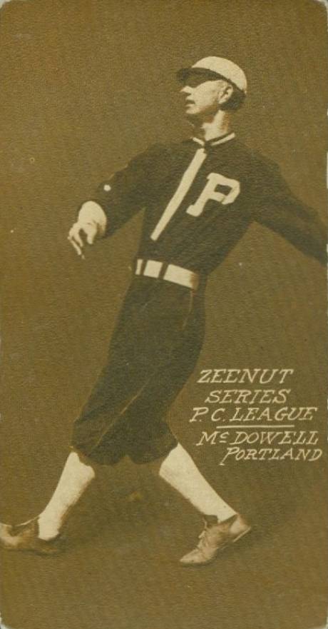 1912 Zeenut McDowell # Baseball Card
