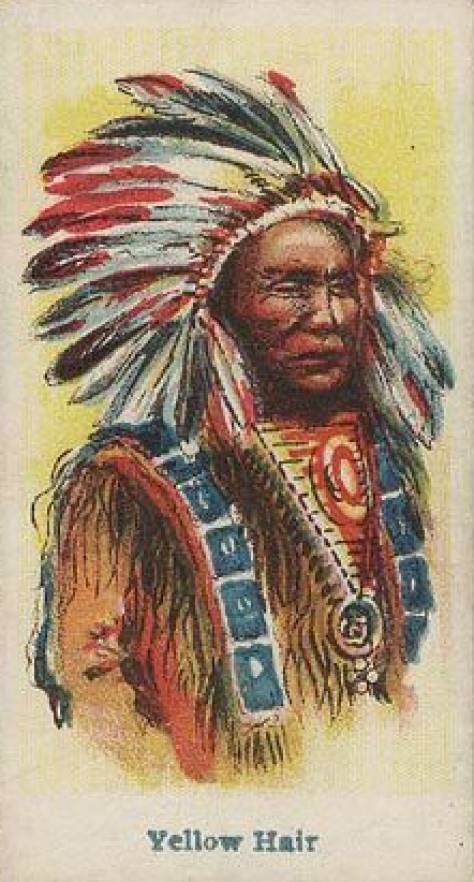 1910 American Caramel Wild West Caramel Yellow Hair # Non-Sports Card