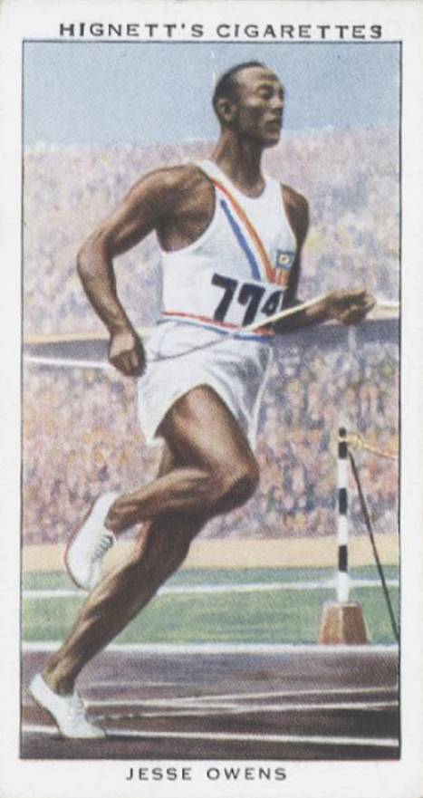 1936 Hignett's Cigarettes Champions of 1936 Jesse Owens #3 Other Sports Card