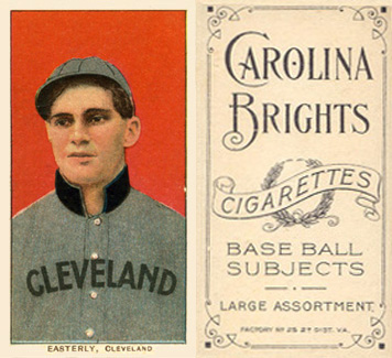 1909 White Borders Carolina Brights Easterly, Cleveland #158 Baseball Card