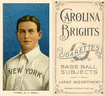 1909 White Borders Carolina Brights Chase, N.Y. Amer. #83 Baseball Card