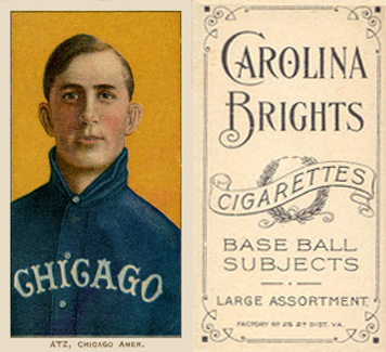 1909 White Borders Carolina Brights Atz, Chicago Amer. #14 Baseball Card