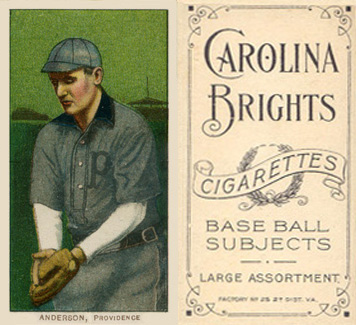 1909 White Borders Carolina Brights Anderson, Providence #10 Baseball Card