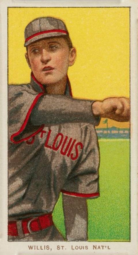1909 White Borders Lenox-Brown Willis, St. Louis Nat'L #514 Baseball Card