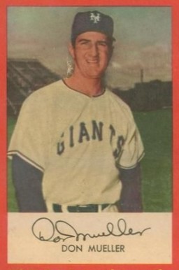 1953 Briggs Meats Don Mueller #22 Baseball Card