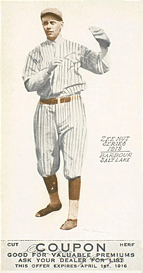 1915 Zeenut  Barbour # Baseball Card
