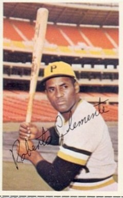 1971 Dell Today's Team Stamps Roberto Clemente # Baseball Card