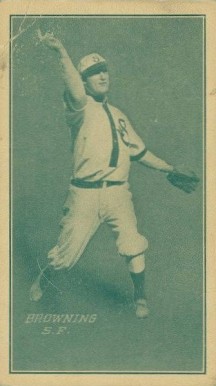 1911 Pacific Coast Biscuit Browning # Baseball Card