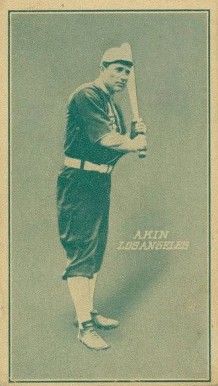 1911 Pacific Coast Biscuit Akin # Baseball Card