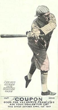 1916 Zeenut Gardner # Baseball Card